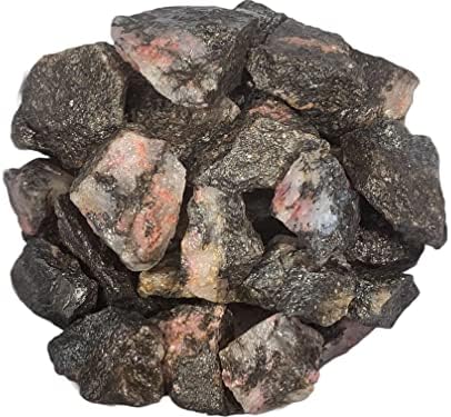 Hipnotikus Drágaköveket Anyagok: 18 kg Ömlesztett Nyers Rhodonite Kövek Madagaszkár - Nagy 1 1.25 Átlagos Mérete per