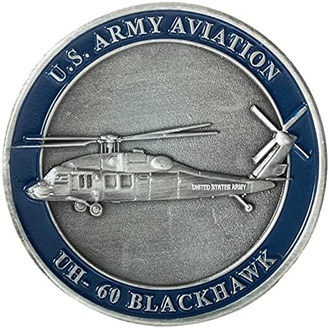 Az egyesült Államok Hadserege Légiközlekedési UH-60 Black Hawk Helikopter Kihívás Érme, Kék Bársony Kijelző Doboz