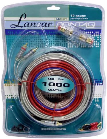 Lanzar LQ102PS Contaq 10 Mérő Teljesítmény, illetve a Hangszóró Erősítő Készlet