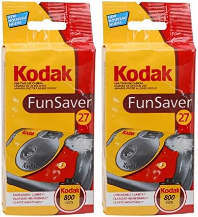 Kodak Funsaver egyszer használatos Filmes Fényképezőgép (2 csomag)