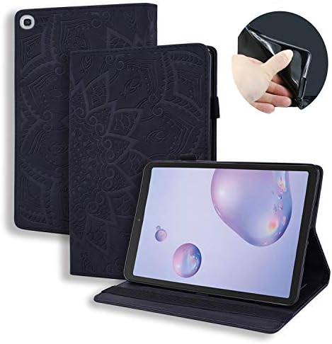 Galaxy Tab Egy 8.4 Esetben 2020 SM-T307U, Techcircle Mandala Dombornyomott Bőr Folio Stand Puha TPU hátlap Vékony, Könnyű,