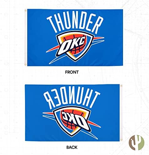 A sivatagi Kaktusz Oklahoma City Thunder Zászló NBA-Csapat, Banner Nemzeti Kosárlabda Szövetség Poliészter Beltéri