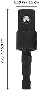 DOITOOL Socket Szervező Socket Szervező Elforgatható Csatlakozó Készlet 1 Készlet Fúró Adapter Szett Eszköz 360 Fokos