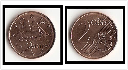 Európai Új Görögország 2 Európai Osztva Éves Random Külföldi Érmék Emlékérmék Gyűjtemény