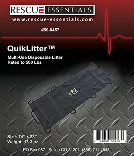 Az Eredeti Mentési Essentials Quiklitter Baleset Kiürítés Készülék Hypothermia Takaró, Túlméretezett 60 x 96 Mylar/Könnyű