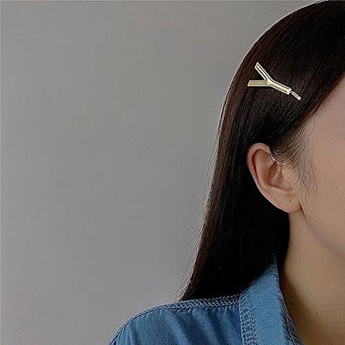Elegáns Aranyos Geometria Üreges Retro Lányok Édes Koreai Stílus Hajcsat Levelet Hajtűket Készlet Fém Frufru Klip Női