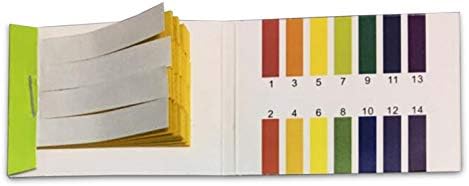Prettyard Univerzális pH Intézkedés Teljes körű 0-14 Teszt Papír Csíkok Mini Diagram Könyv (70-80 Csíkok,/Könyv Pack