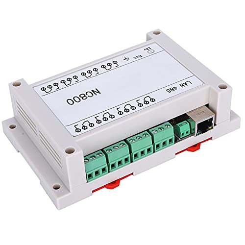 Ethernet RJ45 TCP/IP-Relé Távvezérlő Vezérlő Hálózati Web Server 8 Csatorna Relé Modul Testület 250V/AC 10A esetén(Fehér)
