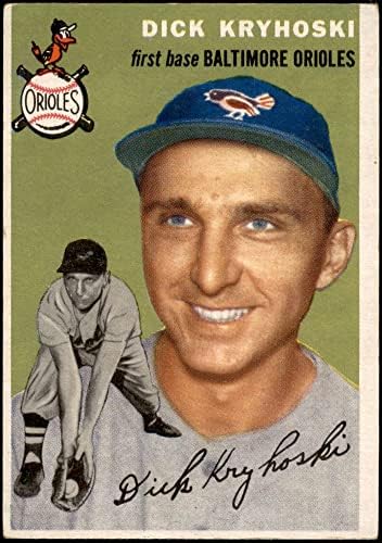 1954 Topps 150 Dick Kryhoski Baltimore Orioles (Baseball Kártya) VG/EX Orioles