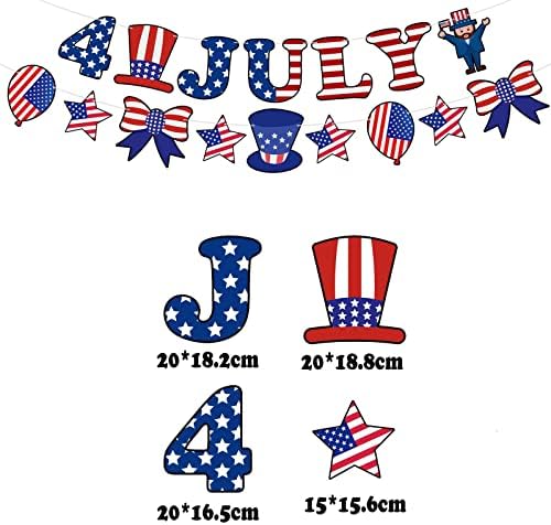 FAFAN Neve Banner Amerikai Függetlenség Napja Sequin Lufi, Party Dekoráció Zászló Húzza Zászló Lóg Torta Behelyezése