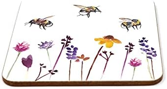 A Leonardo Collection Reggeli Bögre & Poháralátét Szett Elfoglalt Méhek Virágos Design by Jennifer Rose Galéria Teát,
