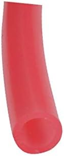 X-mosás ragályos 5mm x 7mm Magas hőmérsékletű Ellenálló Szilikon Gumi Cső, Tömlő Cső Világos-Vörös, 5M Hosszú(5 mm x