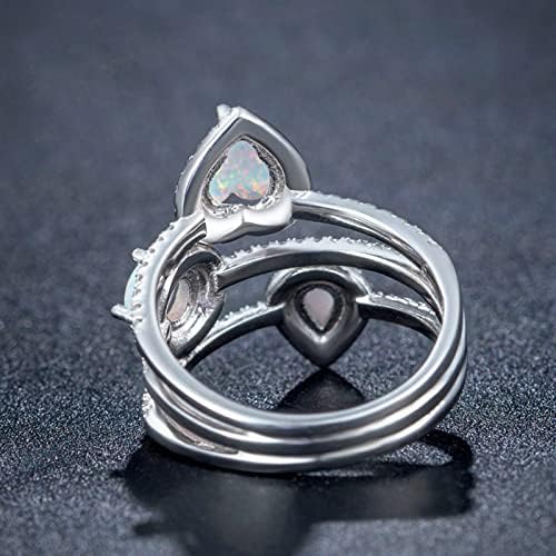 Jegygyűrű a Nők Szimulált Gyémánt jegygyűrűt a Nők Luxus Vágott Rakható Eljegyzési Gyűrű, Ékszerek, Ajándékok, Esküvői