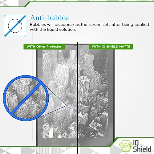 IQShield Matt Képernyő Védő Kompatibilis az Kindle Paperwhite (6.8 inch, 2021) Tükröződésmentes Anti-Buborék Film