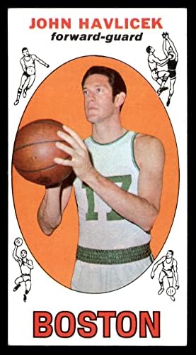 1969 Topps 20 John Havlicek Boston Celtics (Kosárlabda Kártya) EX Celtics-Ohio St.