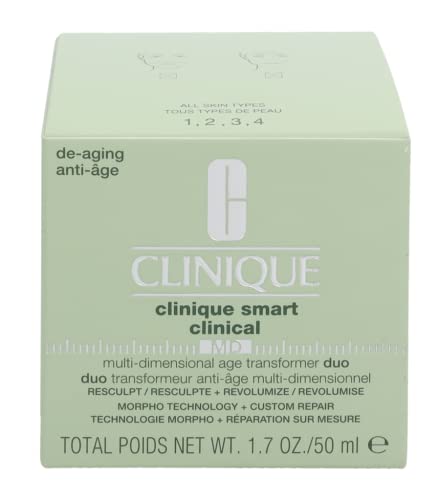 Clinique Okos Klinikai MD Multi-Dimenziós Kor Resculpt Plusz Revolumize Transzformátor Nők Hidratáló 1.7 oz 50 ml (Csomag