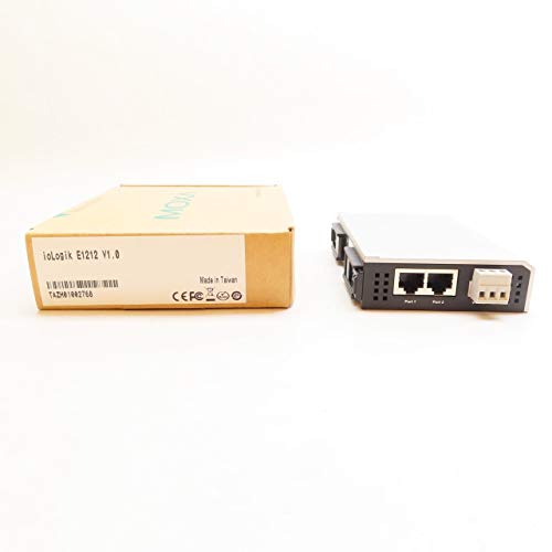 A MOXA ioLogik E1212 Távoli Ethernet i/O, 8DI/8DIO, 2-portos Switch
