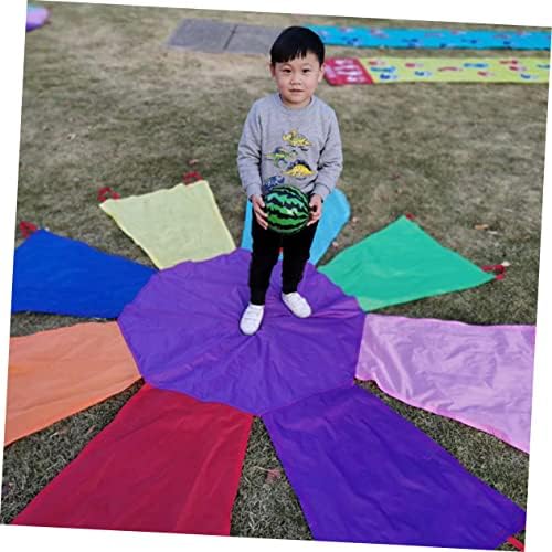 TOYANDONA 1db Nyolcszögletű Esernyő Játszani Ejtőernyős Szivárvány Játszani Ejtőernyős Iskola Tevékenységek Játékszer