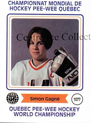 (CI) Simon Gagne Jégkorong Kártya 2006 Quebec Pee-Wee Danone 4 Simon Gagne