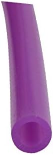 X-mosás ragályos 4 mm x 6 mm átmérőjű Magas hőmérsékletű Ellenálló Szilikon Cső, Tömlő Gumi Cső Lila 1M Hosszú(Tubo