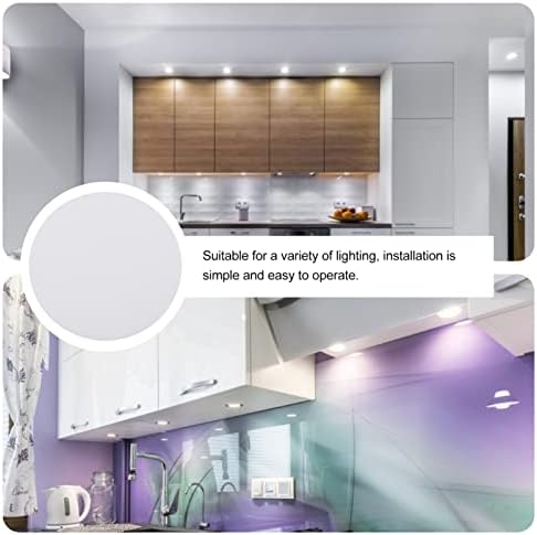 Fény-Árnyék Diffúzor LED Alacsony Profil Felületre, Beépíthető Lámpaernyők Helyettesítő LED Süllyesztett Világítás Tartozékok
