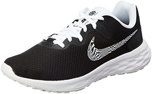 Nike Női Forradalom 6 Következő Természet sportcipő, Fekete/Fehér, 6.5 M MINKET