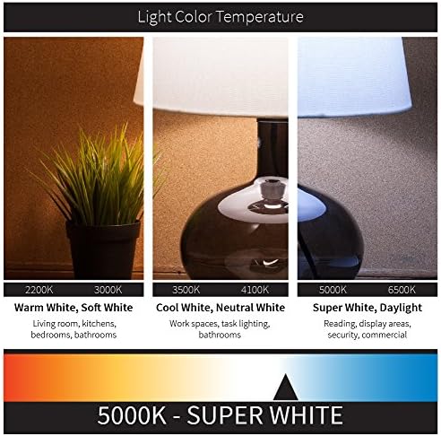 Sunlite LFX/WP/89W/50K LED Fal Csomag HPS HID Csere Falra Szerelhető Lámpatest, Kültéri, Fehér 5000K Bronz Kivitelben