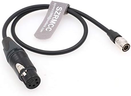 SZRMCC Hirose 4 Pin, hogy XLR 4 Tűs hálózati Kábel Sony F5 F55 Kamera 12V, hogy Practilite 602 Fény TVlogic LVM-170A