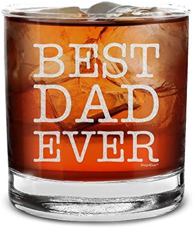 shop4ever a Legjobb Apa a világon Gravírozott Üveg Whiskey apák Napi Ajándék Apa