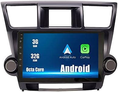 Android 10 Autoradio Autós Navigációs Sztereó Multimédia Lejátszó, GPS, Rádió, 2.5 D érintőképernyő forToyota Hegylakó