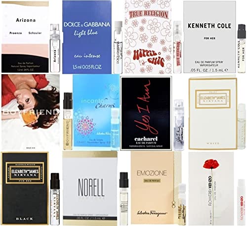 12 Női Felső Tervező Illat Sampler Gyűjtemény legjobb Eladási Luxus High-End Legjobb Névleges Üveg Parfüm Nőknek, Mini