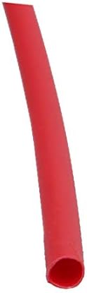 X-mosás ragályos Poliolefin Hő Zsugorodó Cső vezetékek Ujja 20 Méter Hosszúságú, 1.5 mm, Belső Átm Piros(Tubo de poliolefina