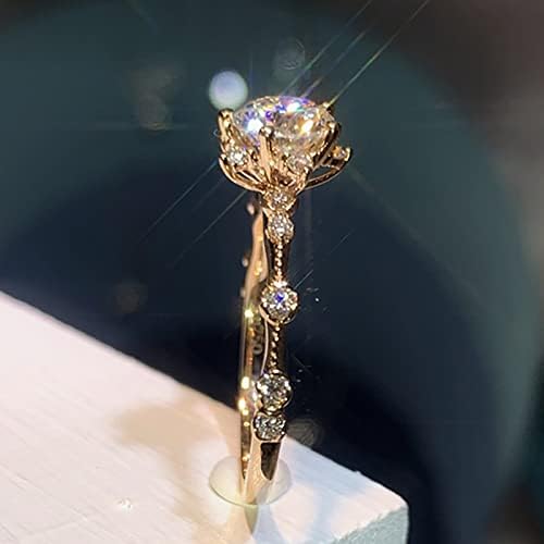 Női Gyűrű Divat Micro Intarziás Cirkon Hópehely Esküvői Gyűrű Divat Nyitva Eljegyzési Gyűrű Luxus Ékszerek Gyűrűk Párok