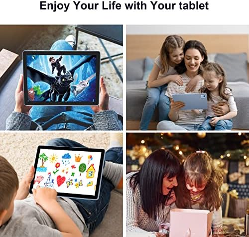 ZDK Tablet 10 Hüvelykes Android 12 Tabletta, 64 GB ROM 1 tb-os Bővíteni, Octa-Core Processzor, 4 GB RAM, Tableta, Incell