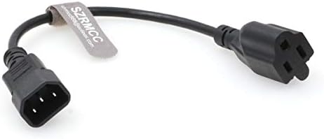 SZRMCC UPS PDU Elektromos Berendezéseket Kiszolgáló IEC320 C14, hogy NEMA 5-15R 10A 250V Tápkábel Hosszabbító Kábel