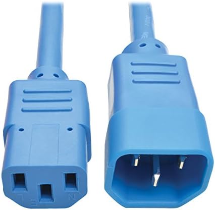 Tripp Lite általános Számítógép-hálózati Hosszabbító Kábel 10A, 18AWG (IEC-320-C14, hogy IEC-320-C13) 1-ft.(P004-001)