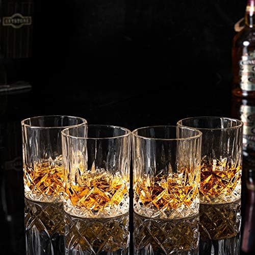 KANARS Régi Whiskys Poharat a Luxus Doboz - 10 Oz Sziklák Barware a Whisky, Whiskey-t, Alkoholt, valamint Koktél-Italok