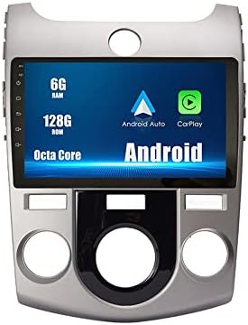 Android 10 Autoradio Autós Navigációs Sztereó Multimédia Lejátszó, GPS, Rádió, 2.5 D érintőképernyő forKIA Forte 2008-2017