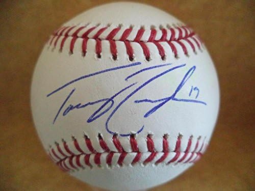 Tommy József Texas Rangers Aláírt Dedikált M. l. Baseball W/coa - Dedikált Baseball