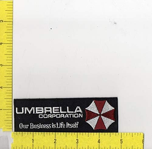 Resident Evil Umbrella CorporationAz Üzleti Élet 4.5 x 1.5 Téglalap Logó Vas a Patch sm