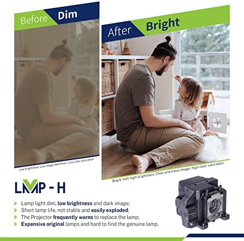 Az LMP-H ELP67 Csere Projektor Lámpa Epson ELPLP67 EX7210 EX5210 EX3212 EX3210 VS220 VS210 500 707 710HD 750HD S11 X15
