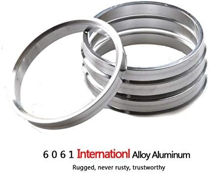 DCVAMOUS Ötvözött Alumínium Hub Központú Gyűrűk 73.1, hogy 72.6, Állítsa be a 4 - Teljesítmény Csap Hubrings illik 72.6